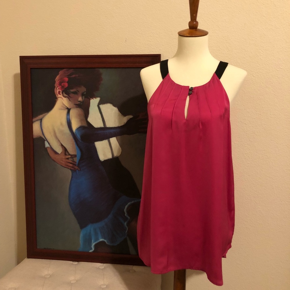 Halogen Pink Sleeveless Top